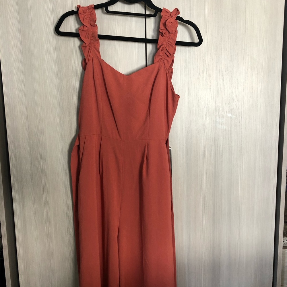 Pink jumpsuit!